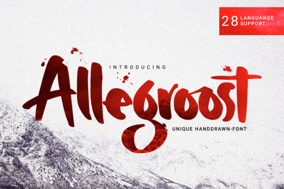 Allegroost: A Handwritten Font with Editorial Weight and Quiet Confidence