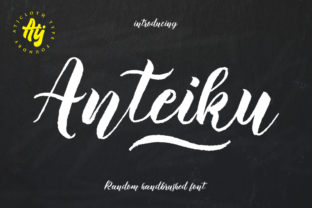 Anteiku: A Web Designer’s Look at a Textured Brush Font