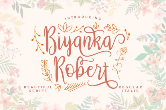 Biyanka Robert: A Web Designer’s Take on a Charming Script Typeface