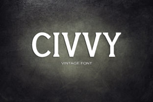 Civvy: A Versatile Serif Font