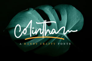 Colintha: A Handwritten Font That Brings Warmth to Your Brand
