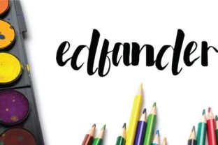 Edfander: A Romantic Script Handwritten Font for Editorial Design