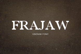 Frajaw: A Classic Serif for Modern Editorial Design
