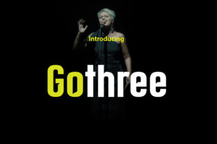 Gothree: A Minimalist Sans Serif Font for Editorial Design