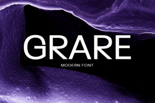 Grare: A Modern Sans Serif for Editorial Design