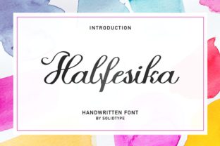 Halfesika Script: A Romantic Font for Campaigns That Connect