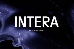 Intera: A Modern Sans Serif for Editorial Design