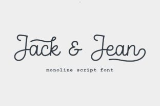 Jack Jean Script: A Handwritten Font for Crafters
