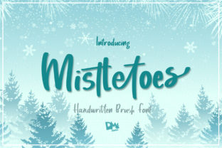 Mistletoes Brings Cozy Elegance to Holiday Editorial Font Design