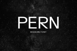 Pern: A Simple, Cool Sans Serif Font