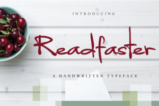 Readfaster: A Handwritten Font with Editorial Charm