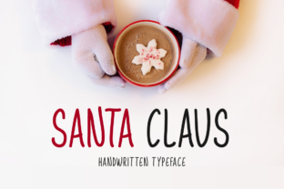 Santa Claus Font: A Cheerful Script for Handmade Holiday Products