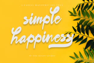 Simple Happiness Font Review: A Handcrafted Script with Genuine Charm