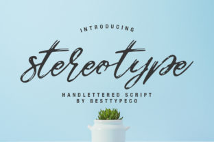 Stereotype Font Review: A Playful Script for Small Business Branding