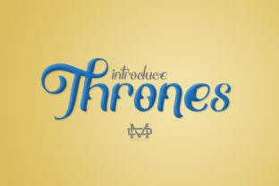 Thrones Font: Modern Script for Business