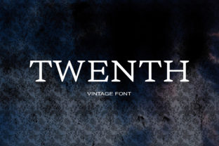 Twenth: A Serif Font That Brings Dark Elegance to Editorial Design