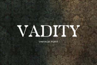 Vadity: A Modern Serif Font That Brings Handmade Products to Life